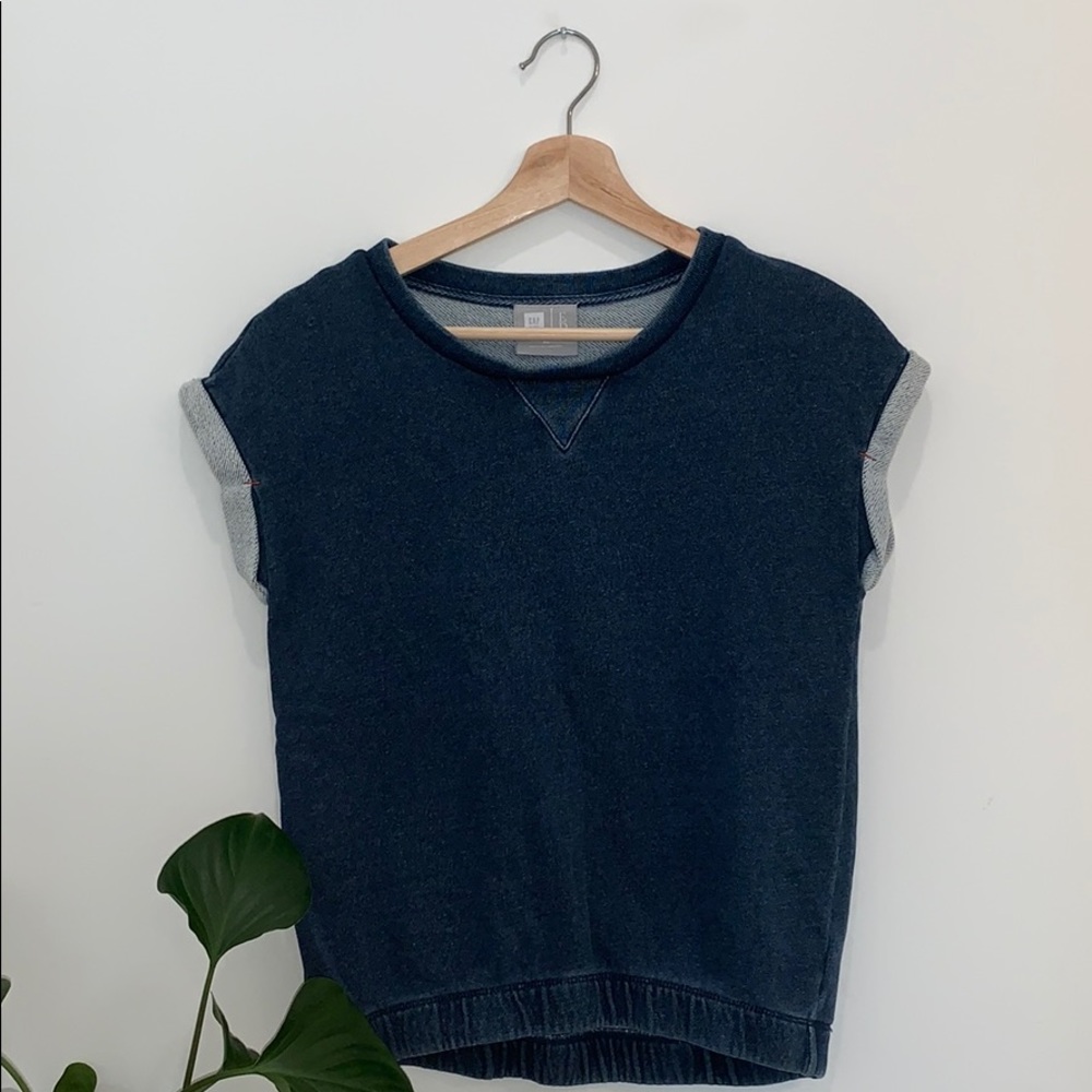 Gap Kids denim sweatshirt sz XL Ellen Degeneres